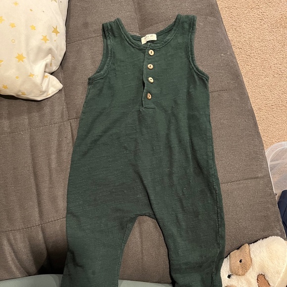 B  9    Play Up Baby Painted Jersey Jumpsuit - Picture 1 of 3